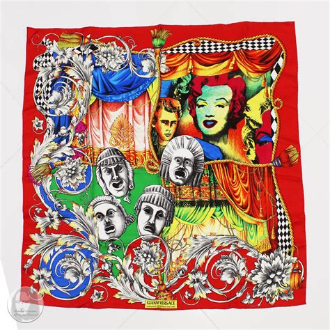 foulard versace antonio ratti|Versace Silk Scarf 35in Pop Art Fondazione Antonio Ratti.